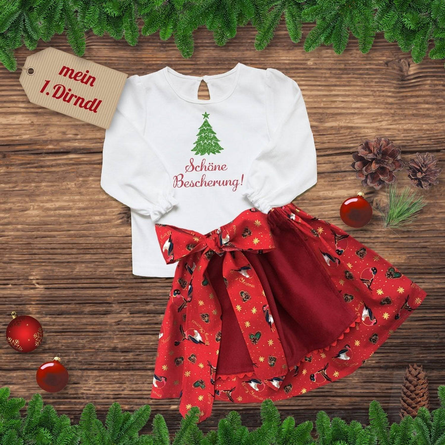Baby Weihnachtsdirndl Rotkäppchen