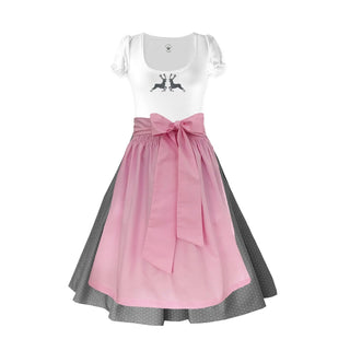 
                    
                      Damen Dirndl Rosa Märchenwerkstatt Damen Dirndl ohne Mieder mit T-Shirt , Rock &amp; Schürze
                    
                  