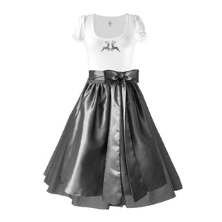 
                    
                      Damen Dirndl Silbermond Märchenwerkstatt Damen Dirndl ohne Mieder mit T-Shirt , Rock &amp; Schürze
                    
                  