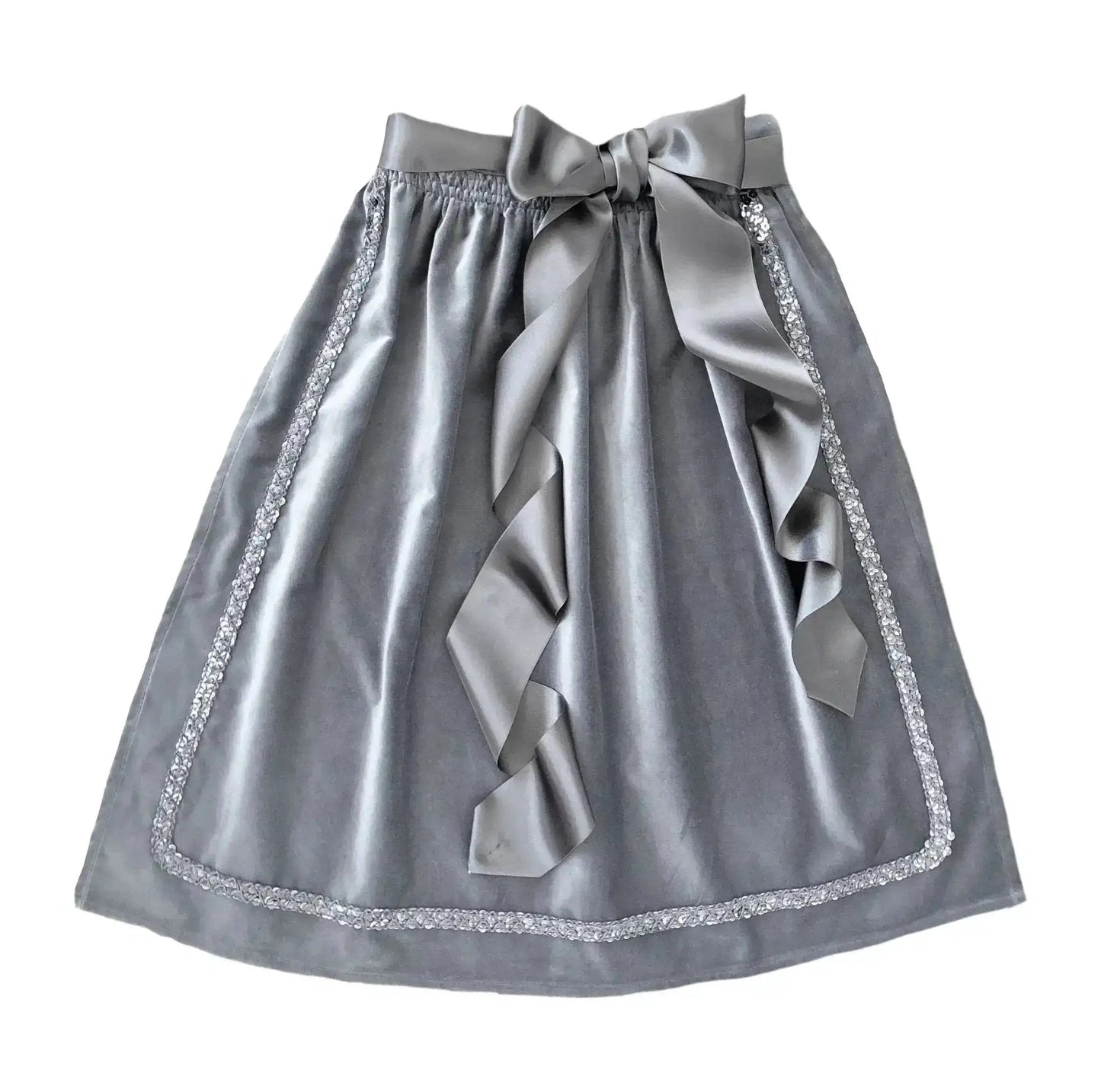 Damen Dirndlschürze Samt