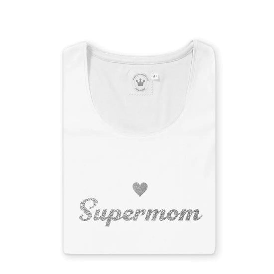 Damen T-Shirt Muttertag Supermom