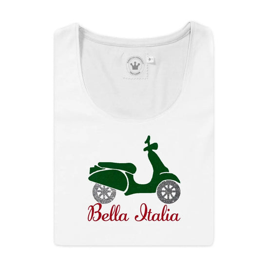Damen T-Shirt Vespa Bella Italia