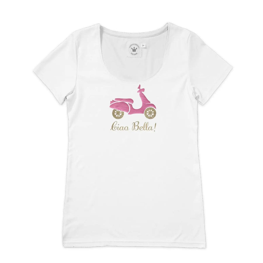 Damen T-Shirt Vespa Bella Italia