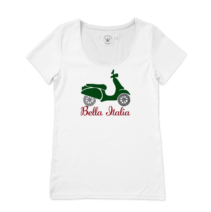 Damen T-Shirt Vespa Bella Italia