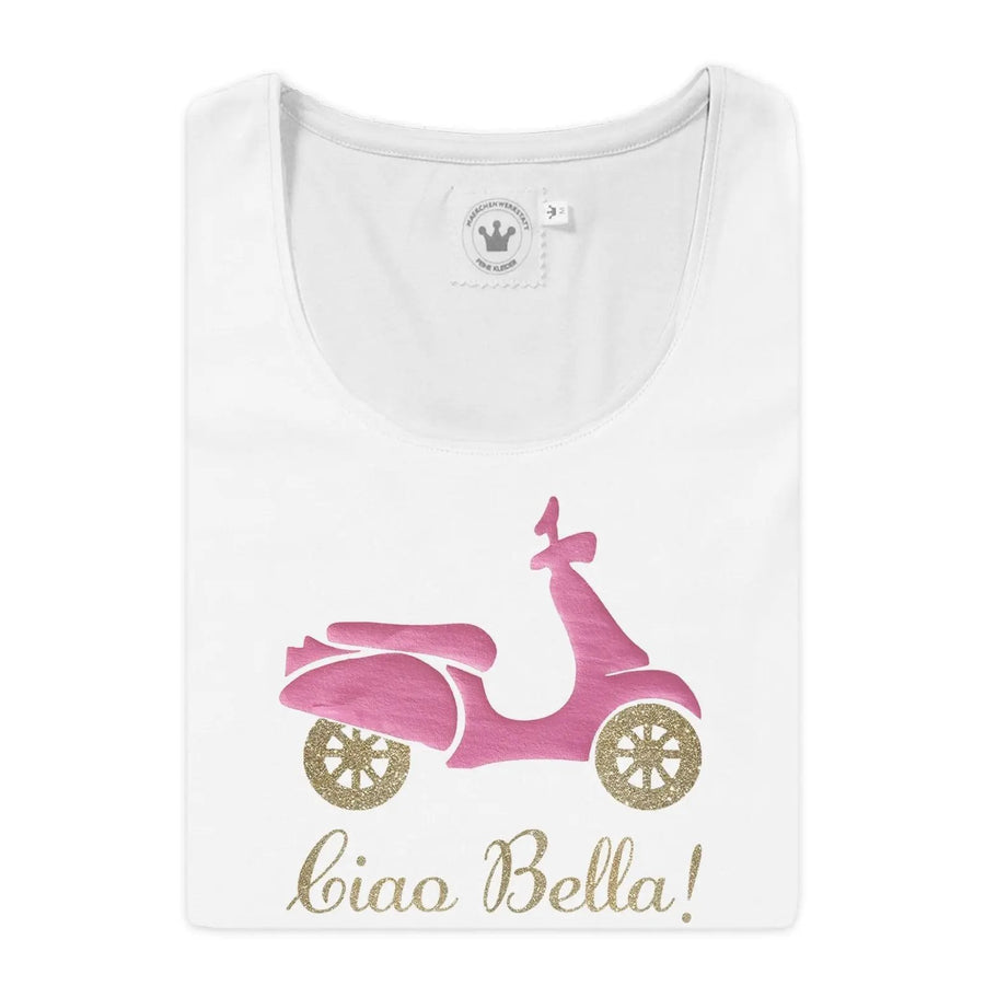 Damen T-Shirt Vespa Bella Italia