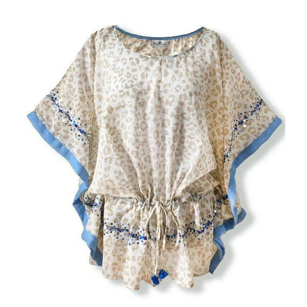 Damen Tunika Palma Leo blau