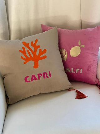 
                    
                      Deko Kissen Samt Kissen Amalfi 
                    
                  