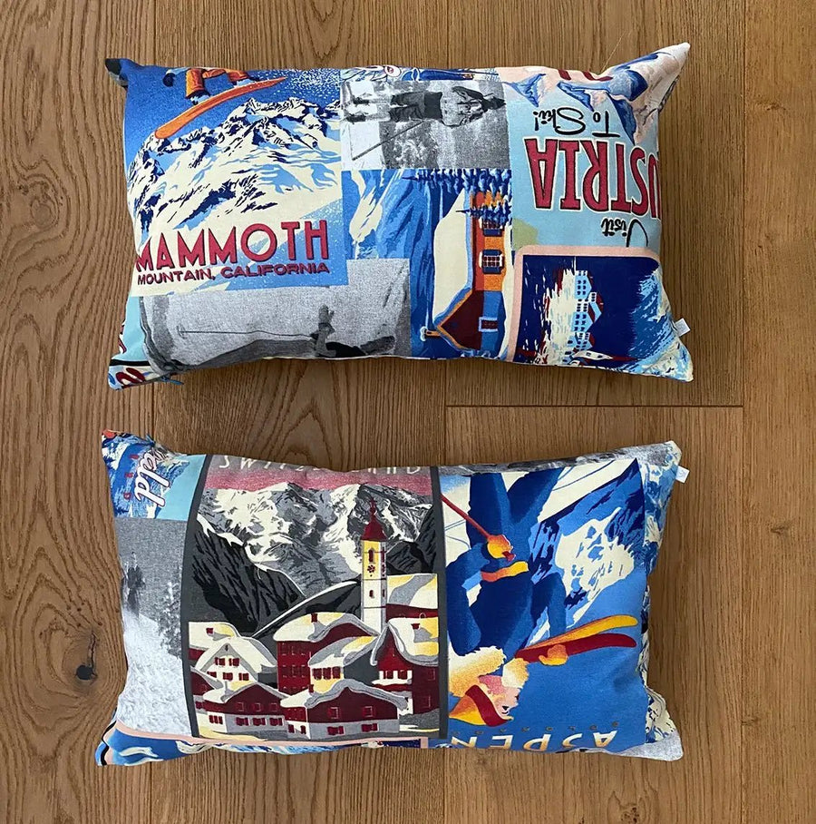 Deko Kissen St.Moritz blau