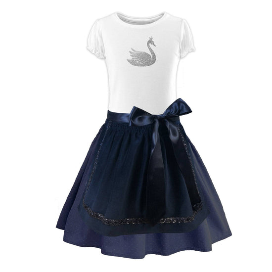Kinder Dirndl Schwanensee