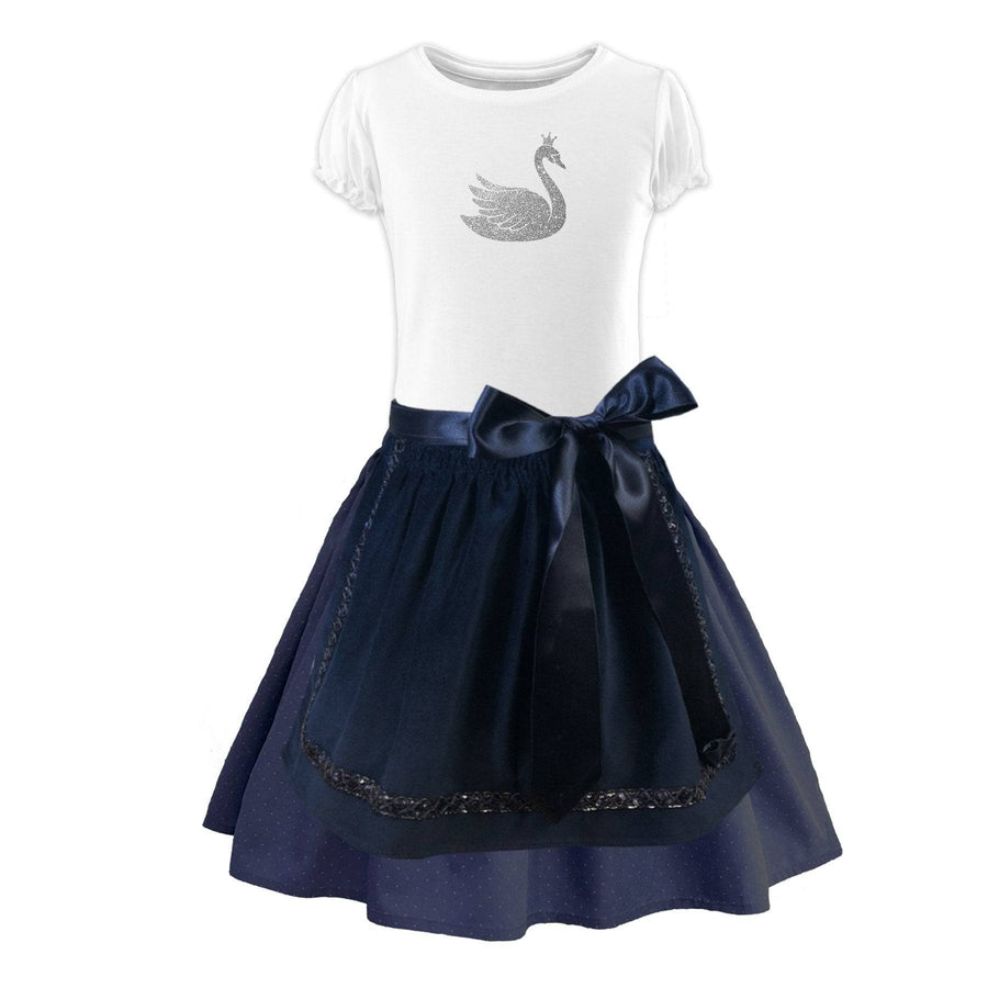 Kinder Dirndl Schwanensee