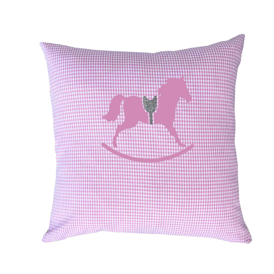 Kissen mit Namen & Pferd rosa - Kaufhaus des Südens