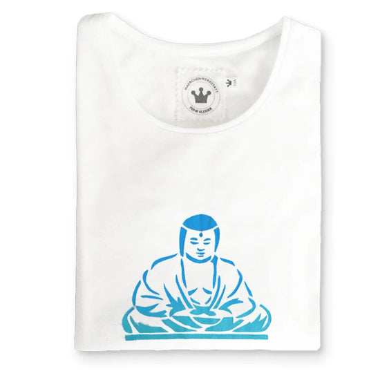 Mädchen T-Shirt Druck Yoga Buddha - Kaufhaus des Südens