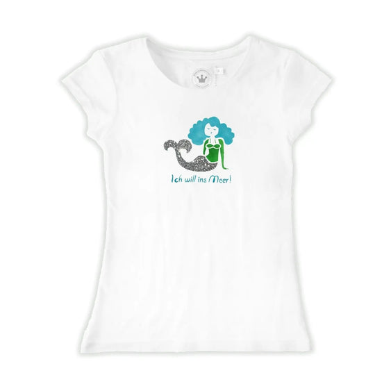Mädchen T-Shirt glitzernde Meerjungfrau - Kaufhaus des Südens